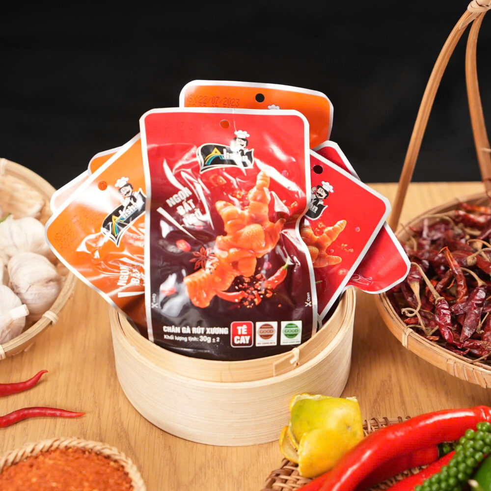 Chân gà rút xương vị cay