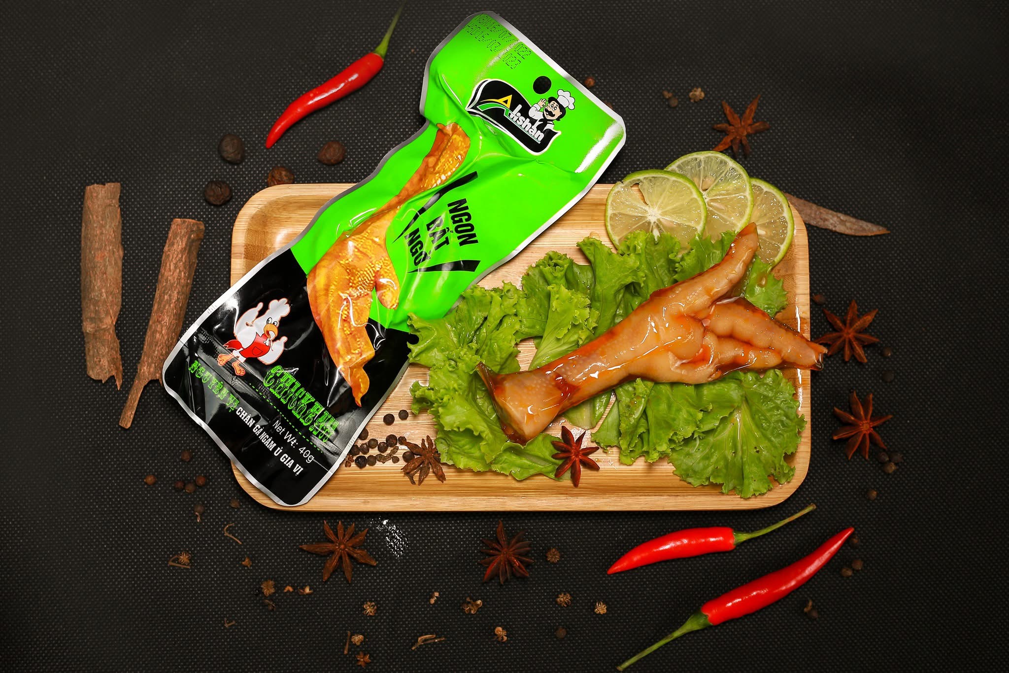 Chân gà ngâm ủ vị nguyên bản (45g)