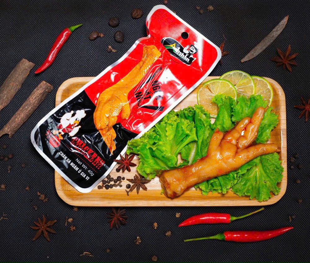 Chân gà ngâm ủ vị cay (45g)